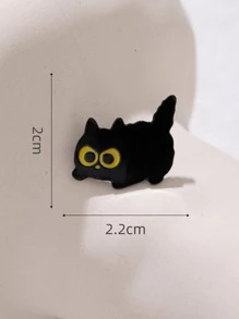 1入組可愛卡通貓胸針適合女士適用於日常禮品 - 彩色 - 查看 2