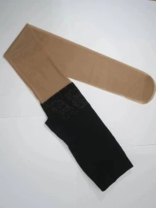 Color Block Tights - Multicolor - View 2