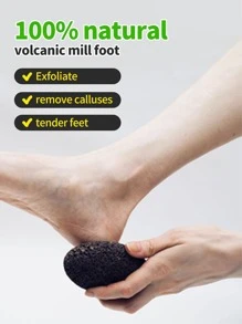 1pc Lava Foot Grinding Stone, Minimalist Exfoliating Foot Brush For Bathroom Bathroom Decor Summer - Multicolor - View 5