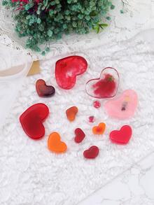 1 khuôn silicon DIY hình trái tim - trắng - Xem 5