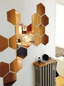 Giấy dán tường - Vàng - Xem 3