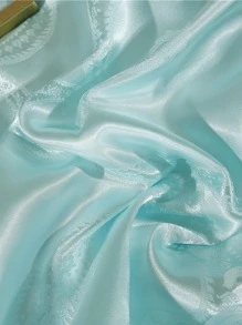 4入組提花圖案床裙套裝無填充物，綠色現代布藝床單套裝，適用於臥室