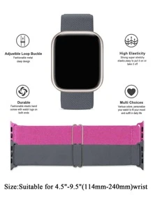 10pcs/Set Braided Stretchy Nylon Sport Solo Loop Compatible With Apple Watch Band Compatible With Xiaomi, Compatible With Huawei, Compatible With Fitbit Versa 2 1, Compatible With Samsung Galaxy Watch, 20MM 22MM 38mm 40mm 41mm 42mm 44mm 45mm 46mm 49mm For Women Men, Nylon Elastic Straps Wristbands Compatible With Apple Watch Series 10 9 8 7 6 SE 5 4 3 2 1 Ultra Ultra As A Gift For Students Returning To School