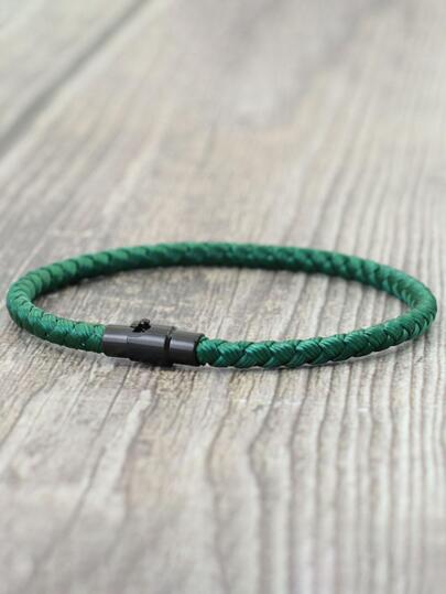 Pulsera de cuerda de quilla de Grado A, pulsera de hilo rojo de la suerte para hombres y mujeres, pulsera de pareja con micro imán que atrae la riqueza y la prosperidad