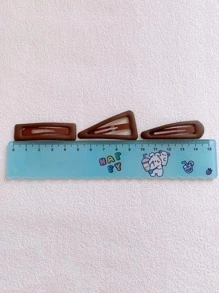 10入組女士隨機星形裝飾時尚髮夾日常裝飾 - 彩色 - 查看 4