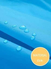 1 áo mưa trùm đầu dây rút chắc chắn - trắng - Xem 4