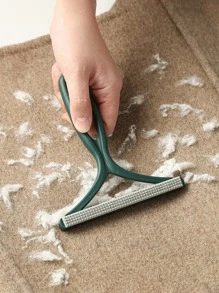 Bàn chải xơ vải rắn 1 cái - xanh quân đội - Xem 2