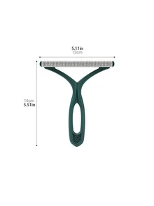 Bàn chải xơ vải rắn 1 cái - xanh quân đội - Xem 7