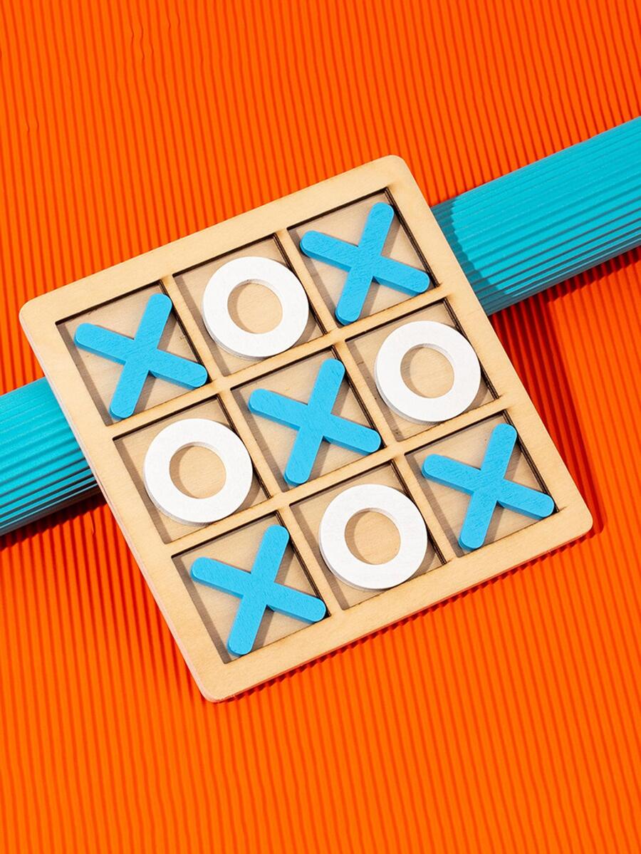 1套星座象徵圖案七巧板拼圖玩具木 - 藍色 - 查看 1