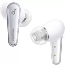 Soundcore by Anker Liberty 4, Noise Cancelling Earbuds, True Wireless Earbuds with ACAA 3.0, Dual Dynamic Drivers for Hi-Res Premium Sound, Spatial Audio with Dual Modes, All-New Heart Rate Sensor - White - View 2