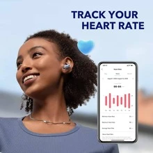 Soundcore by Anker Liberty 4, Noise Cancelling Earbuds, True Wireless Earbuds with ACAA 3.0, Dual Dynamic Drivers for Hi-Res Premium Sound, Spatial Audio with Dual Modes, All-New Heart Rate Sensor - Blue - View 5