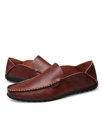 Men Minimalist Slip On Casual Loafers, Leisure Driving Loafers