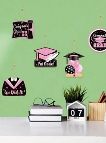 9 piezas Guirnalda graduación fiesta decorativo espiral - Dorado - Ver 8