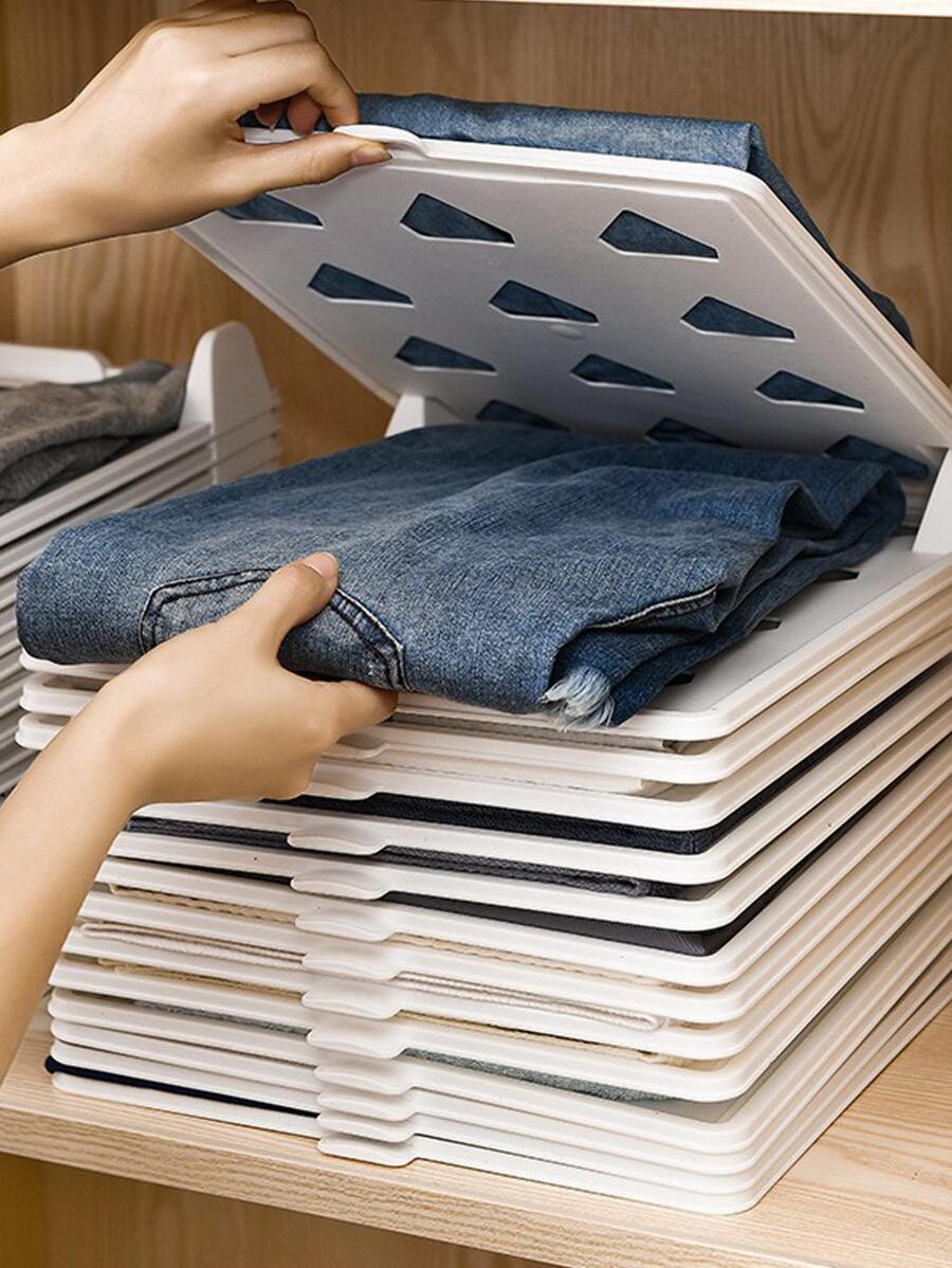 1 pieza simple blanco Cajón portátil multifuncional ropa almacenamiento Tablero para doméstico - Blanco - Ver 1