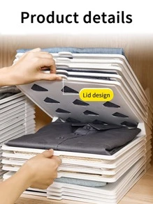 1 pieza simple blanco Cajón portátil multifuncional ropa almacenamiento Tablero para doméstico - Blanco - Ver 3