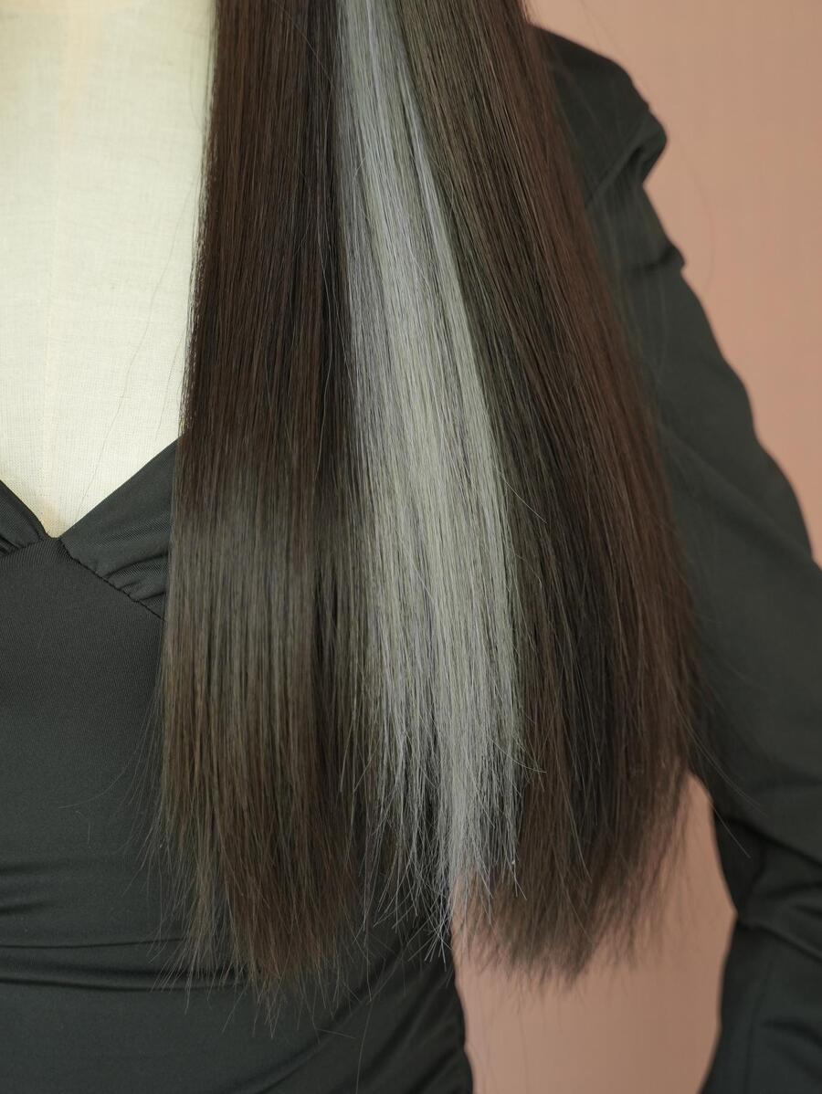 7JHH WIGS Kẹp Trong Phần Mở Rộng Tóc Tổng Hợp Dài Thẳng