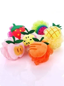 1入組西瓜設計沐浴球 - 彩色 - 查看 6