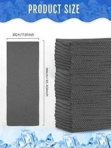 HYER KITCHEN 3 piezas Toalla de deporte microfibra - Multicolor - Ver 3