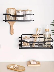 4pcs Clear Desk Storage Box