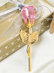 1pc Thiết kế hoa pha lê nhân tạo trang trí thủ công, Đồ trang trí hiện đại cho ngày lễ Quà tặng tốt nhất - Nhiều màu - Xem 11