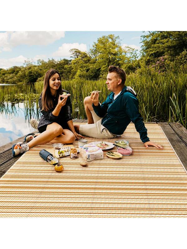 GENIMO Outdoor Rug Waterproof, Reversible Mats, Outdoor Area Rug, Plastic Outside Carpet