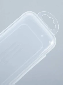 1pc Clear Toothbrush Storage Box, Portable Accessories Storage
