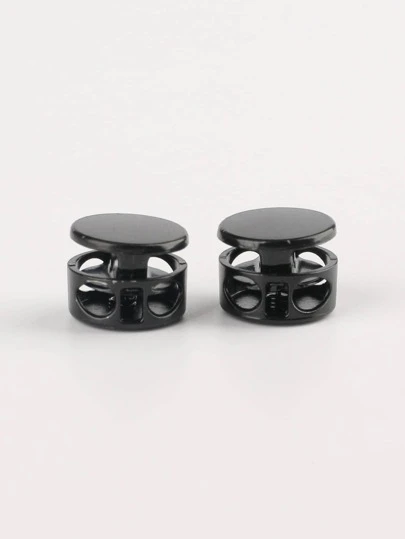 2入組黑色時髦鞋帶適用於運動鞋