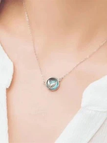 Vòng cổ trang trí đuôi cá trang trí vòng cổ - Bạc - Xem 6