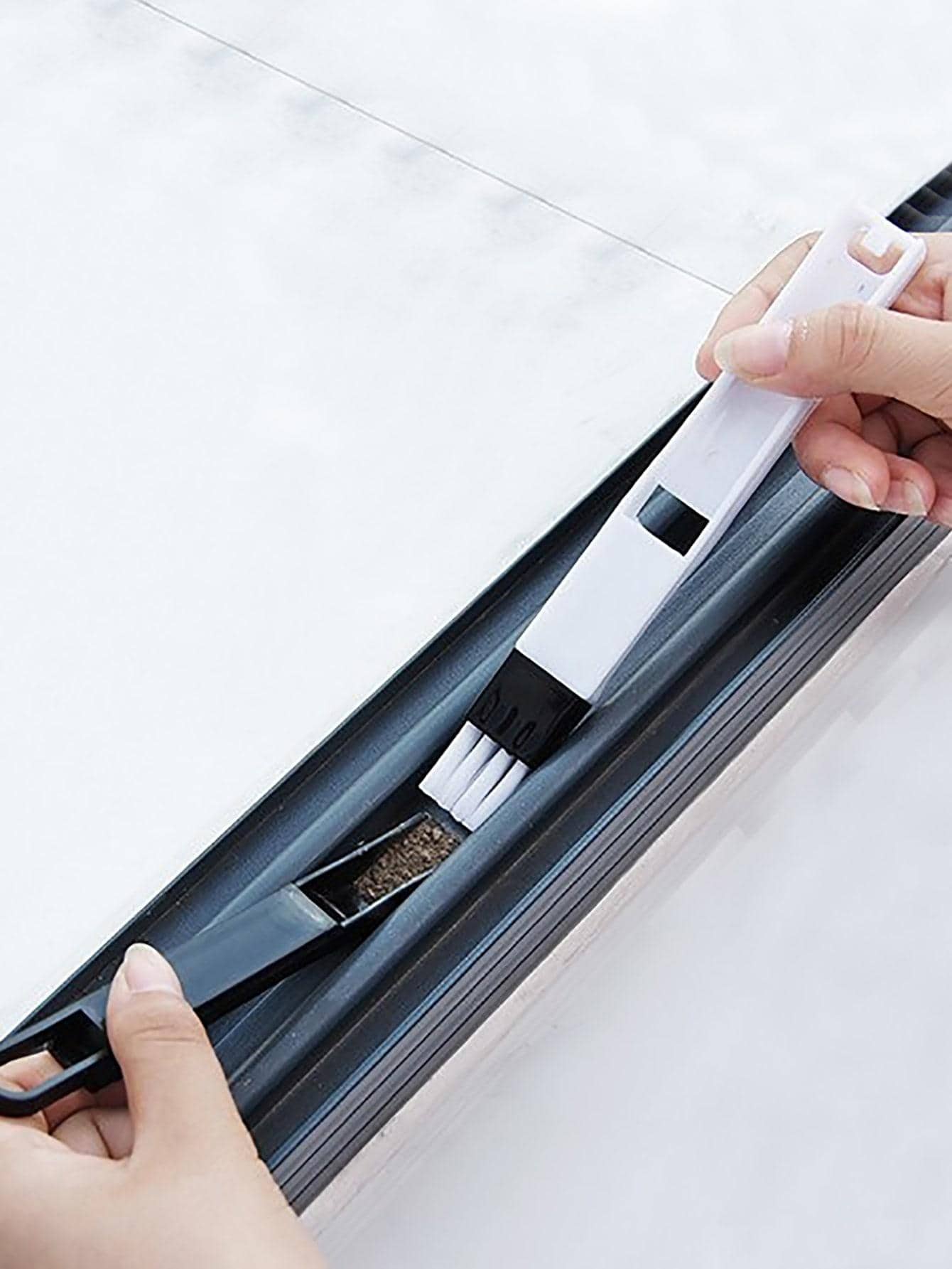 1pc Plastic Gap Cleaning Brush, Modern Multifunction Cleaning Brush For Kitchen, Household - Multicolor - View 1