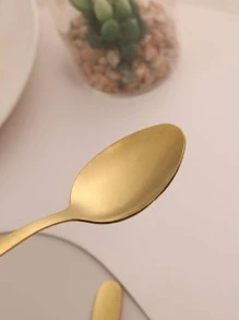 6pcs Coffee Spoon, Ice Cream Spoon, Dessert Spoon