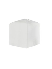 1pc Tissue Storage Box, Minimalist Solid Color Facial Tissue Box Cover For Home - White - View 6