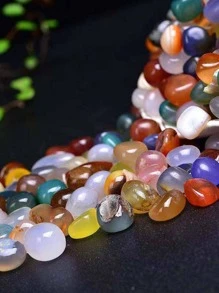 1set Agate Stone, Decorative Pebble For Home - Multicolor - View 2