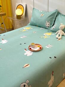 Sábana con estampado de dibujos animados - Multicolor - Ver 3
