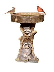 1 pieza Plato decorativo con diseño de mapache, el mejor regalo para cumpleaños, accesorios de cocina, decoración de cocina, bandeja de mesa, bandejas, bandeja de frutas, decoración de bandejas - Marrón - Ver 7