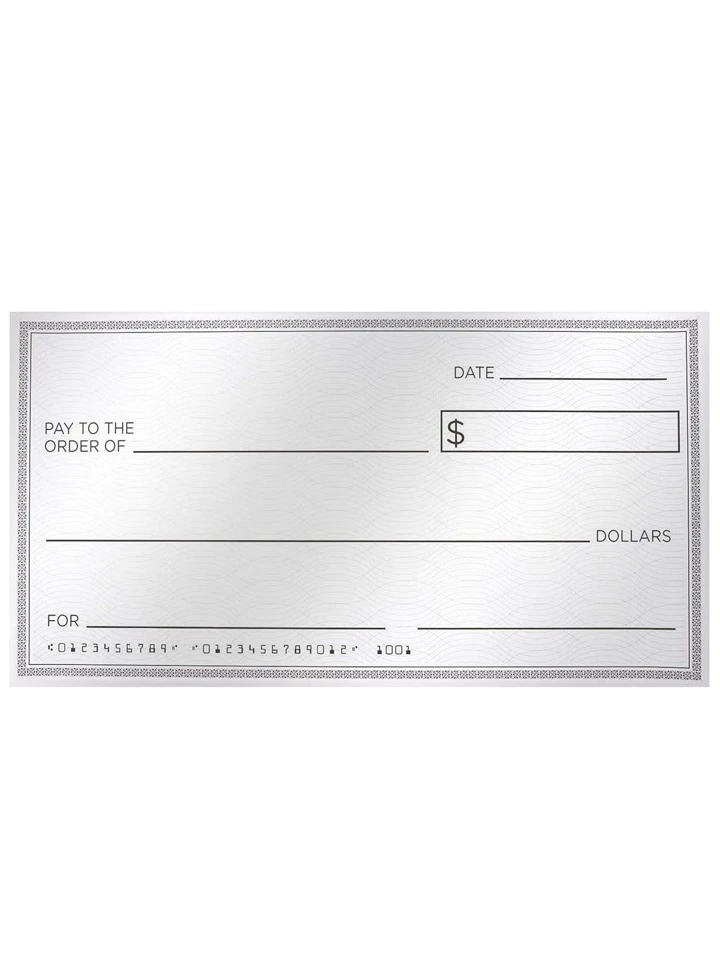 Reusable Big Check for Presentation, Large Oversized Dry Erase Plaque for  Endowment, Donations, Gag Gifts, Raffle, Fundraisers (30 x 16 In) | SHEIN  USA