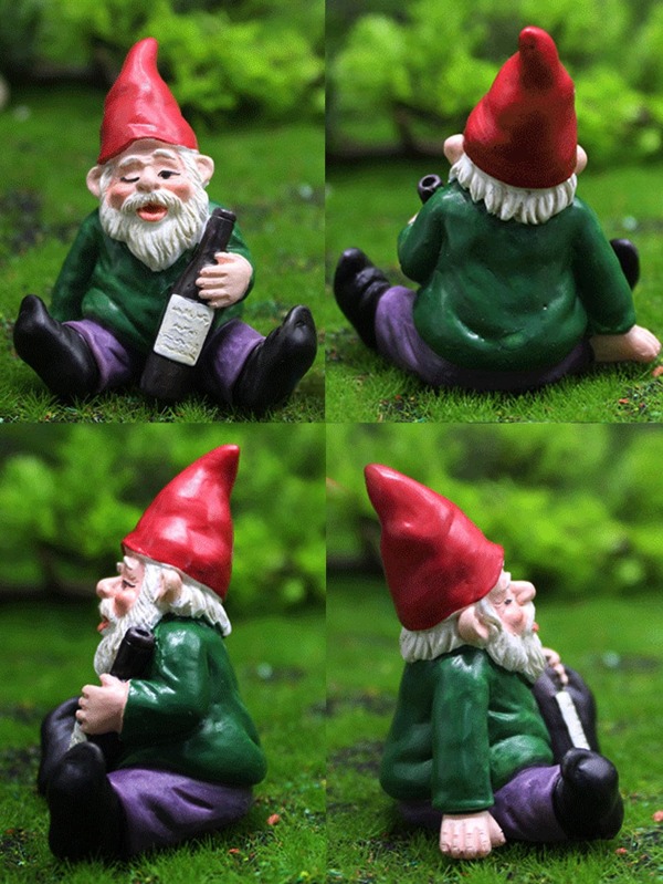 3pcs Gonk Shaped Garden Ornament SHEIN UK