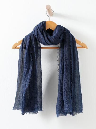 وشاح جميل ذو لون أساسي للتشطيب الخام للحياة اليومية والخارجية والسفر في فصلي الخريف والشتاء