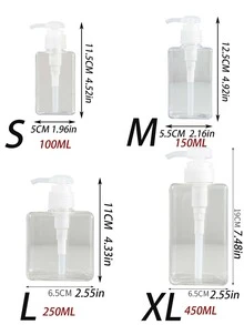 1 pieza Dispensador de loción portátil - transparente - Ver 2