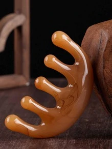 1 pezzo Pettine da massaggio portatile per cura del corpo, adatto per viaggio, all'aperto, sport, ufficio, scuola, fermagli per capelli, accessori per capelli