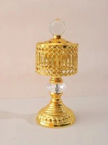 Home Decor Iron Incense Burner - Gold - View 1