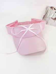 1 Nữ Nơ Trang Trí Chống Nắng Thời Trang Mũ Che Đa Năng, Dành Cho Ngoài Trời - Hồng - Xem 2