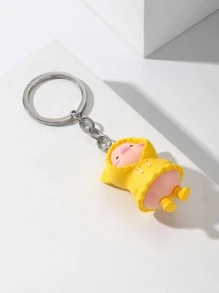 1pc Cute Pig Shaped Keychain, Bag Charm, Best Friends Gift Car Accessories School Cartoon