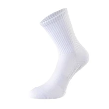 6pairs Men Solid Casual Crew Socks, For Daily Life - White - View 2