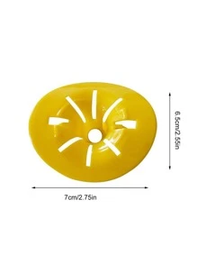 1pc Solid Color Bottle Catcher - Yellow - View 2