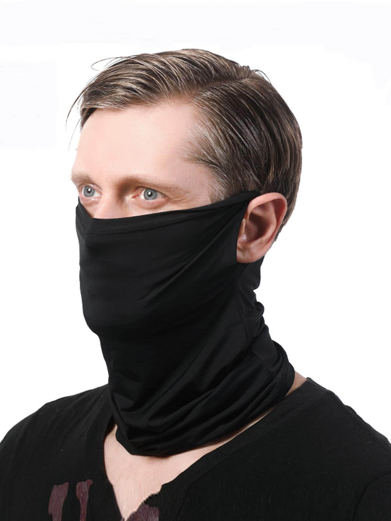 Bufandas para hombres - Negro - Ver 1