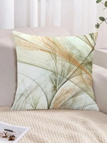 1入組圖形圖案靠墊套無填充物現代滌綸裝飾抱枕套適用於客廳家居裝飾 - 彩色 - 查看 3