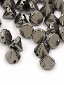 100 cái gai nhựa hình nón và đinh tán - màu đen - Xem 3