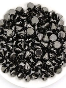 100 cái gai nhựa hình nón và đinh tán - màu đen - Xem 4