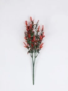 1入組塑料人造植物現代家用人造植物 - 玫瑰紅 - 查看 4