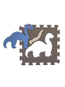 1pc EVA Floor Carpet, Modern Dinosaur Pattern Floor Carpet For Home - White - View 4